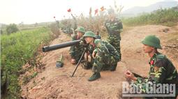 Diễn tập khu vực phòng thủ tỉnh Bắc Giang năm 2019: Lực lượng dự bị đã sẵn sàng